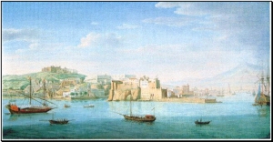  Napoli   in  un acquerello del XVIII SEC.